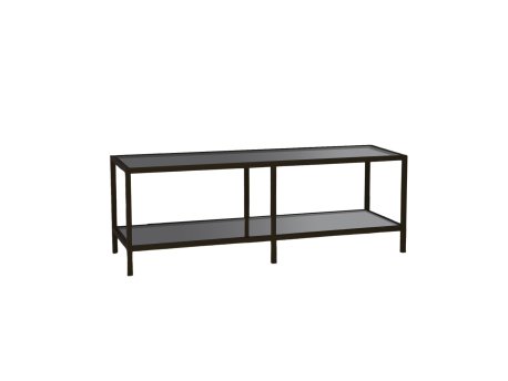 HANAH HOME TV polica Basic Dark Grey Black