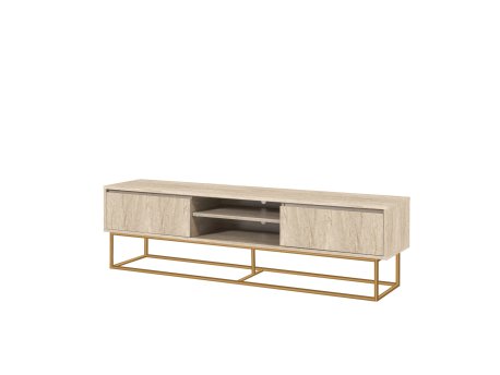 HANAH HOME TV polica Rodez 180 Traverten