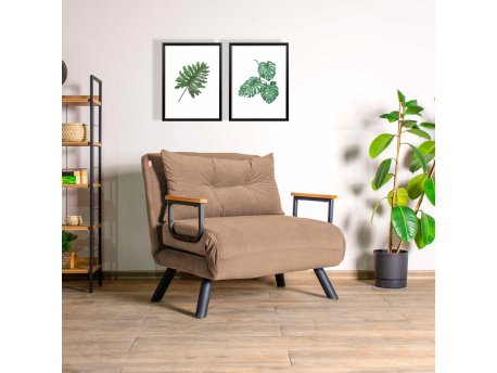Atelier del Sofa Fotelja Sando Single Light Brown v2