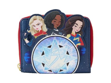 Loungefly Marvel The Marvels Group Zip Around, novčanik