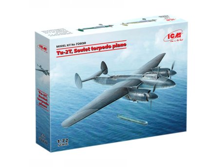 ICM Model Kit Aircraft - Tu-2T Soviet Torpedo Plane 1:72