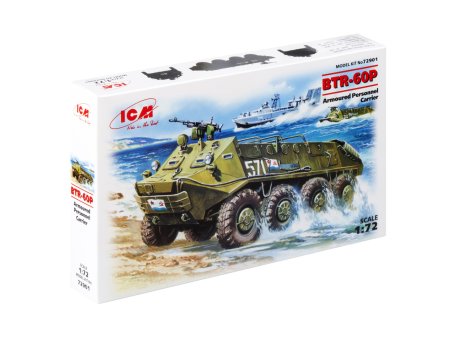 ICM Model Kit Military - BTR-60P, Armoured Personnel Carrier 1:72