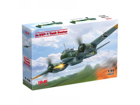 ICM Model Kit Aircraft - Ju 88P-1 Tank Buster 1:48