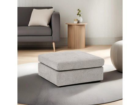 Atelier del Sofa Tabure Mottona Pouffe Light Grey