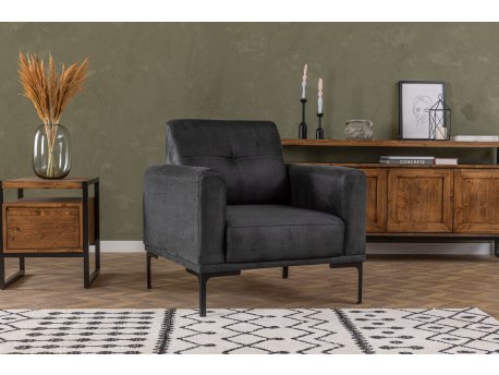 Atelier del Sofa Fotelja Mustang Anthracite