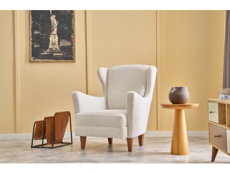 Atelier del Sofa Fotelja Lola Prestij Cream