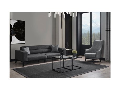 Atelier del Sofa Fotelja Bali Light Grey