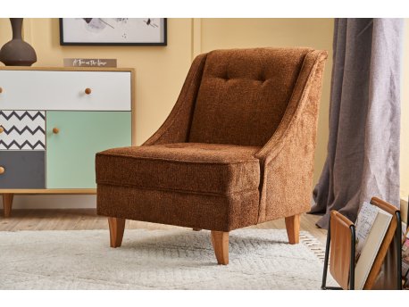 Atelier del Sofa Fotelja Ella Prestij Brown Copper