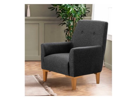 Atelier del Sofa Fotelja Vina Anthracite Atlantic Pine
