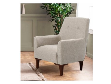 Atelier del Sofa Fotelja Vina Cream Walnut