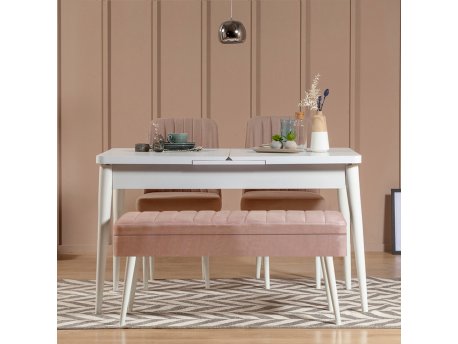 HANAH HOME Trpezarijski set Vina 0900 3 WhiteStone