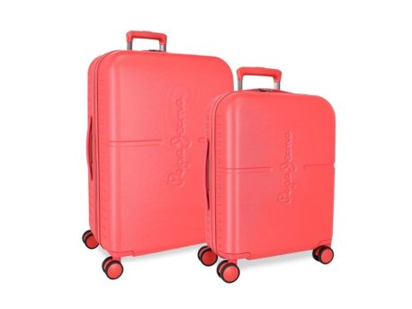 Pepe Jeans PEPE JEANS ABS Set kofera 2/1 - Fuchsia