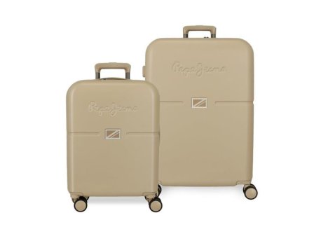 Pepe Jeans PEPE JEANS ABS Set kofera 2/1 - Champagne
