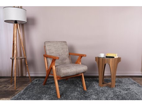 HANAH HOME Fotelja Melody Grey