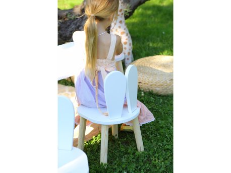 HANAH HOME Dečija stolica Bunny Chair White