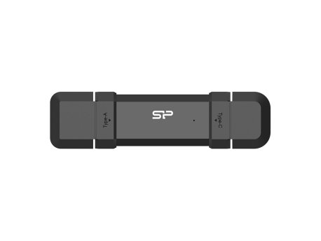 SILICON POWER 500GB Portable Stick SSD DS72 USB 3.2 Gen 2 Type-A & Type-C SP500GBUC3S72VPK