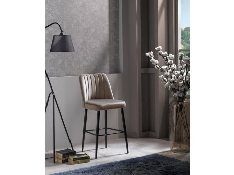 HANAH HOME Set 2 barske stolice Vento Cappuccino