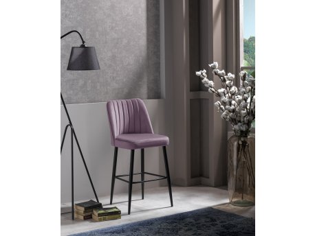 HANAH HOME Set 2 barske stolice Vento Lilac