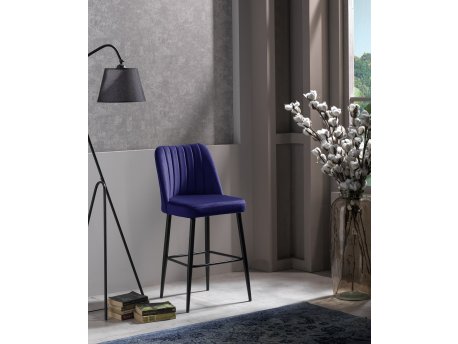 HANAH HOME Set 2 barske stolice Vento Sax Blue