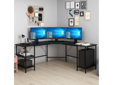 HANAH HOME Radni sto Power L 8537 Black