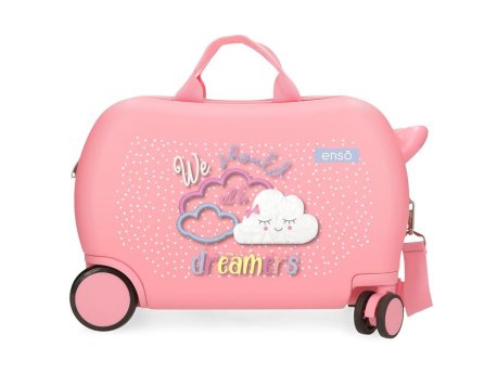 ENSO ABS Kofer za decu 45 cm - Roze