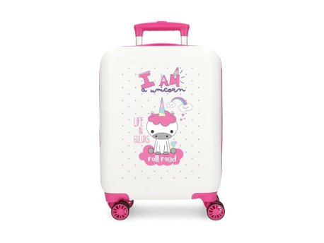 ROLL ROAD ABS Kofer 50 cm - Pink/beli