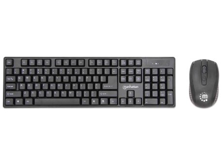 MANHATTAN Tastatura+miš Wireless 178990 YU, crna