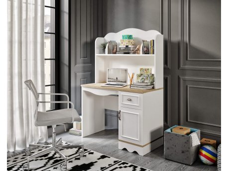 HANAH HOME Radni sto Lisa Oak White