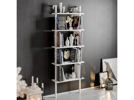 HANAH HOME Polica za knjige Piante White