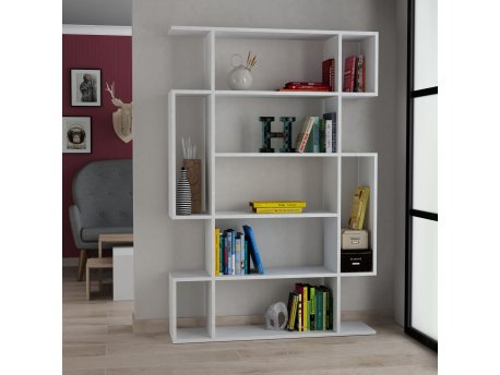 HANAH HOME Polica za knjige Mito White