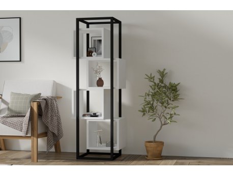 HANAH HOME Polica za knjige Rabant White