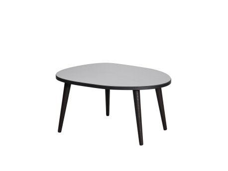 HANAH HOME Sto za dnevnu sobu Gusto Black Fume