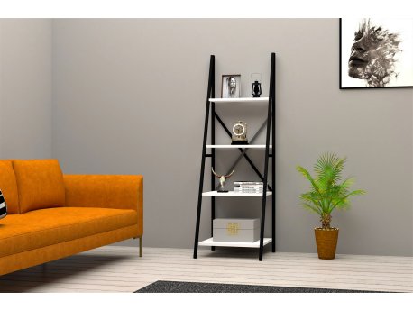 HANAH HOME Polica za knjige Passi White Black