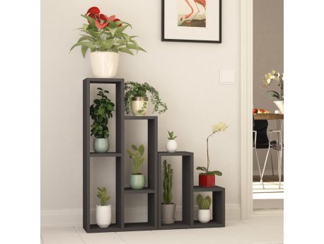 HANAH HOME Polica za knjige Sule Anthracite
