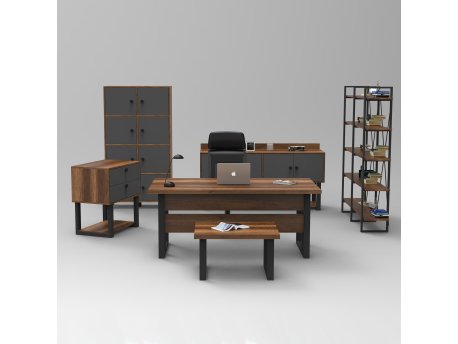 HANAH HOME Set kancelarijskog nameštaja Mn12 Ba