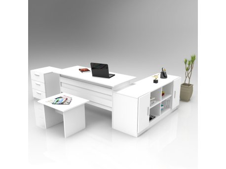 HANAH HOME Set kancelarijskog nameštaja Vo13 W