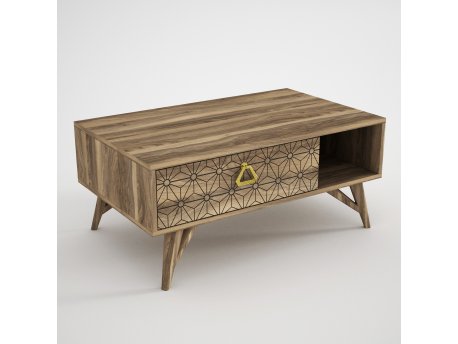 HANAH HOME Sto za dnevnu sobu Yakamoz Walnut
