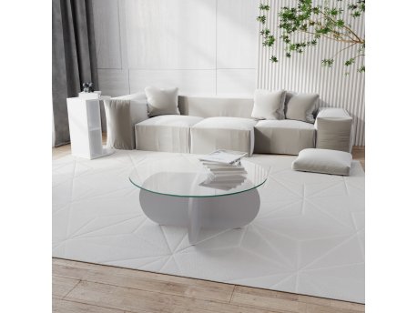 HANAH HOME Sto za dnevnu sobu Bubble White
