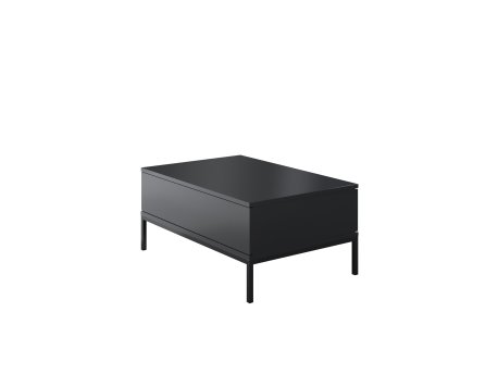 HANAH HOME Sto za dnevnu sobu Lord Anthracite Black