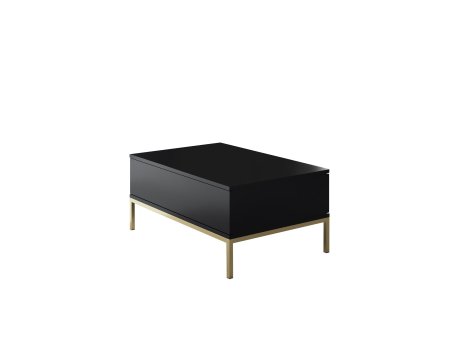 HANAH HOME Sto za dnevnu sobu Lord Black Gold