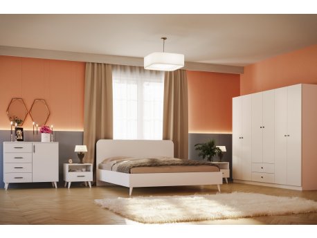 HANAH HOME Spavaća soba Royal 1510 White