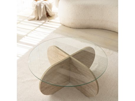 HANAH HOME Sto za dnevnu sobu Bubble Transparent
