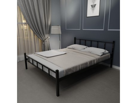 HANAH HOME Bračni krevet K90 Black (150 x 200)
