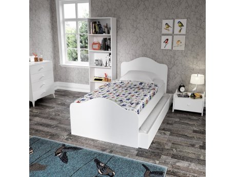 HANAH HOME Krevet Kanguru White