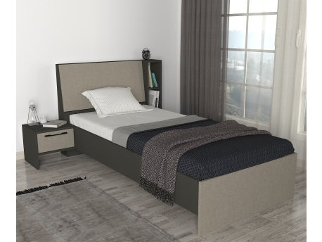 HANAH HOME Krevet Caruzel Anthracite