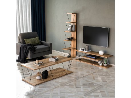 HANAH HOME Set za dnevnu sobu Epsilon Pine
