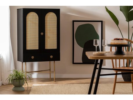 HANAH HOME Komoda Cliff 150 Black