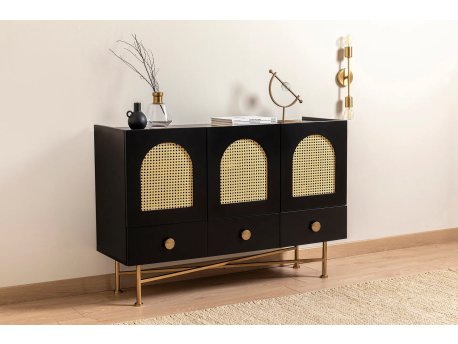 HANAH HOME Komoda Cliff 63 Black