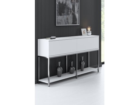 HANAH HOME Komoda Lord White Silver