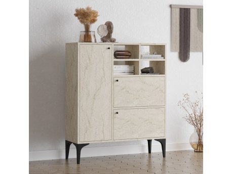 HANAH HOME Komoda Ewa Travertine